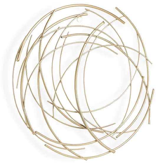 Metal Wire Abstract Wall Plaque-Kirkland's Home Store