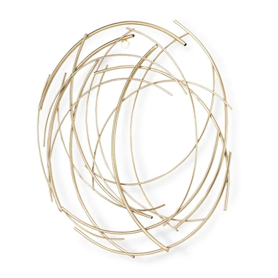 Metal Wire Abstract Wall Plaque-Kirkland's Home Store