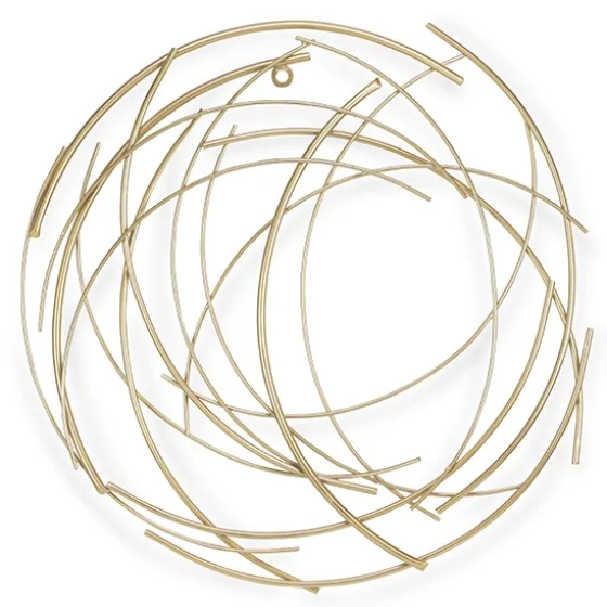 Metal Wire Abstract Wall Plaque-Kirkland's Home Store