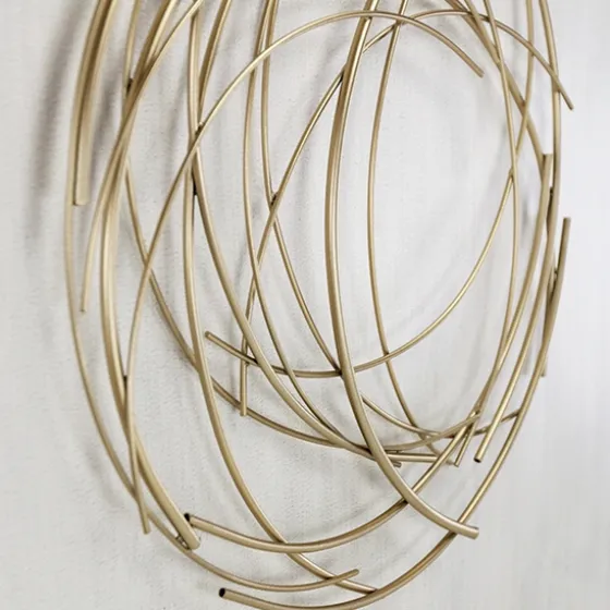 Metal Wire Abstract Wall Plaque-Kirkland's Home Store