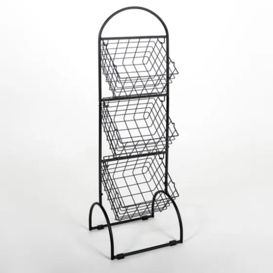 Metal Wire 3-Basket Stand-Kirkland's Home Sale