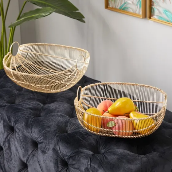 Metal Wire Baskets, Set Of 2-Kirkland's Home Flash Sale