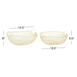 Metal Wire Baskets, Set Of 2-Kirkland's Home Flash Sale