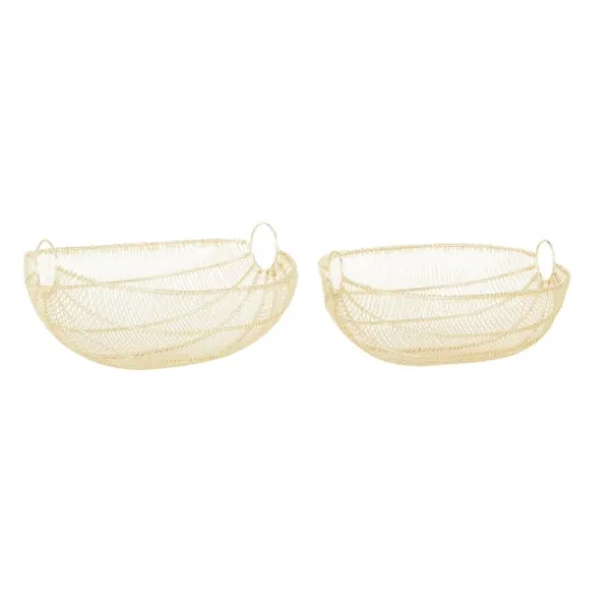 Metal Wire Baskets, Set Of 2-Kirkland's Home Flash Sale