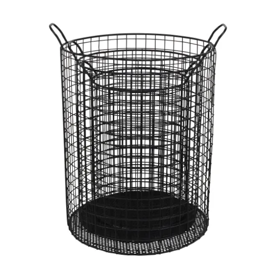 Metal Wire Cylinder Baskets, Set Of 3-Kirkland's Home Shop