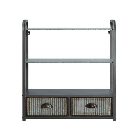 Metal With 2-Drawers Rustic Wall Cabinet-Kirkland's Home Cheap