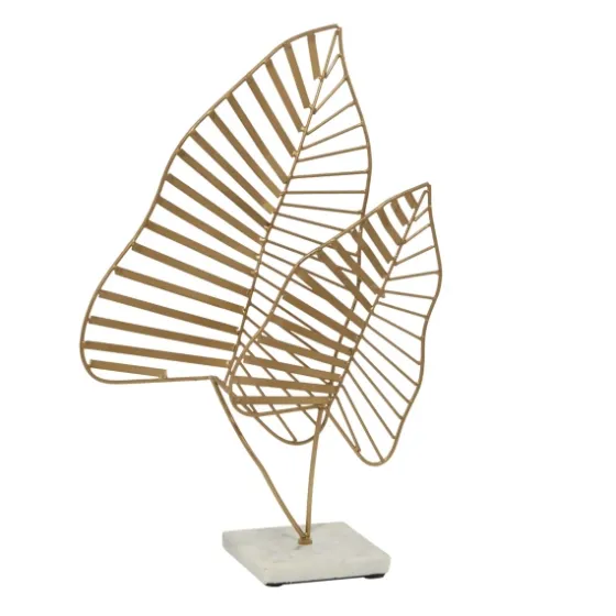Metallic Fern Leaf Sculpture-Kirkland's Home Flash Sale