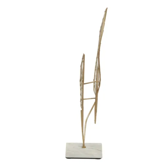 Metallic Fern Leaf Sculpture-Kirkland's Home Flash Sale