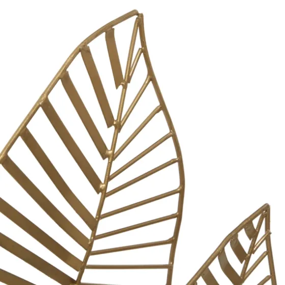 Metallic Fern Leaf Sculpture-Kirkland's Home Flash Sale