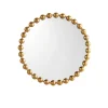 Metallic Gold Foiled Beaded Wall Mirror, 27 In.-Kirkland's Home Best Sale