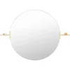 Metallic Gold Round Metal Frame Mirror-Kirkland's Home Sale