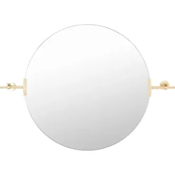 Metallic Gold Round Metal Frame Mirror-Kirkland's Home Sale