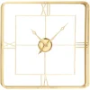 Metallic Gold Square Open Face Clock-Kirkland's Home Cheap