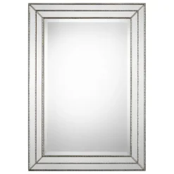 Metallic Grooved Texture Wall Mirror-Kirkland's Home Best