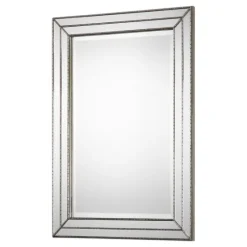 Metallic Grooved Texture Wall Mirror-Kirkland's Home Best