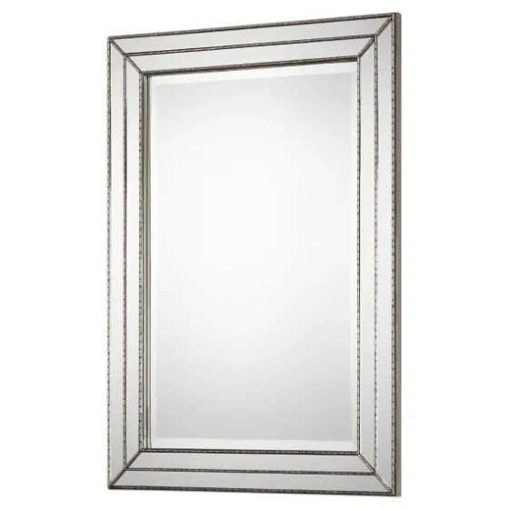 Metallic Grooved Texture Wall Mirror-Kirkland's Home Best