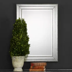 Metallic Grooved Texture Wall Mirror-Kirkland's Home Best
