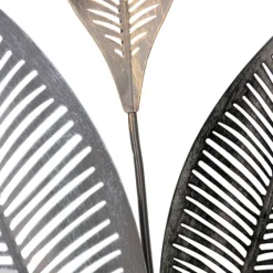 Metallic Leaves Metal Plaques, Set Of 2-Kirkland's Home Outlet