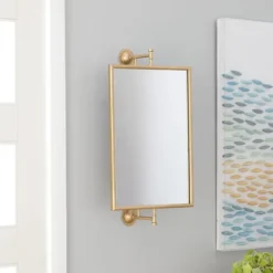 Metallic Metal Frame Wall Mirror-Kirkland's Home Sale