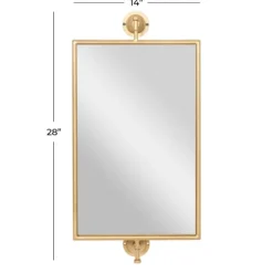 Metallic Metal Frame Wall Mirror-Kirkland's Home Sale
