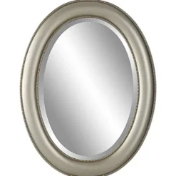 Metallic Oval Beveled Frame Mirror-Kirkland's Home Online