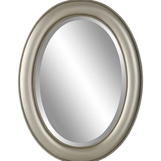 Metallic Oval Beveled Frame Mirror-Kirkland's Home Online