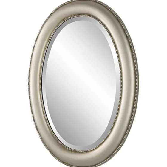 Metallic Oval Beveled Frame Mirror-Kirkland's Home Online