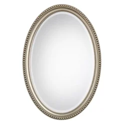 Metallic Silver Beaded Edge Oval Mirror-Kirkland's Home Flash Sale
