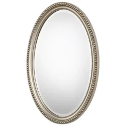 Metallic Silver Beaded Edge Oval Mirror-Kirkland's Home Flash Sale