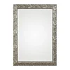 Metallic Silver Flowering Leaf Beveled Wall Mirror-Kirkland's Home Online