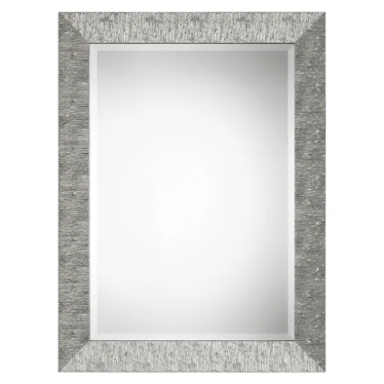 Metallic Silver Textured Frame Wall Mirror-Kirkland's Home Hot