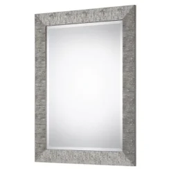 Metallic Silver Textured Frame Wall Mirror-Kirkland's Home Hot