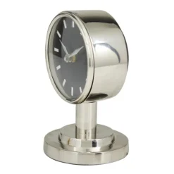 Metallic Steel Beveled Base Tabletop Clock-Kirkland's Home Discount