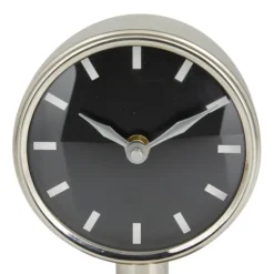Metallic Steel Beveled Base Tabletop Clock-Kirkland's Home Discount