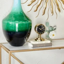 Metallic Steel Beveled Base Tabletop Clock-Kirkland's Home Cheap