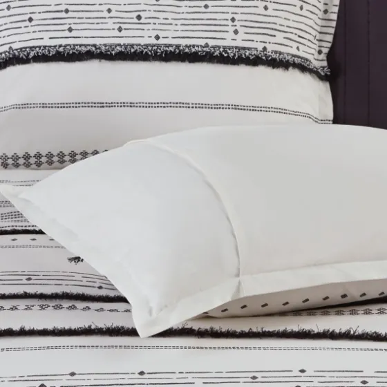 Mia White Striped 3-Pc. King Comforter Set-Kirkland's Home Hot