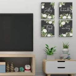 Micah 6:8 Canvas Art Prints, Set Of 4-Kirkland's Home New