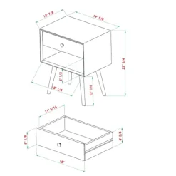 Mid-Century Cubby Nightstand-Kirkland's Home Sale