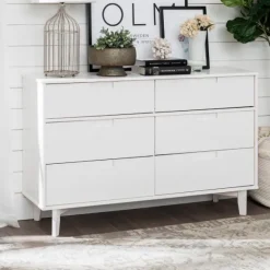 Midcentury Grooved Handles Dresser-Kirkland's Home Flash Sale