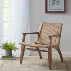 Mid-Century Modern Rattan Accent Chair-Kirkland's Home Best Sale