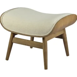 Mid-Century Modern Saddle Seat Ottoman-Kirkland's Home Best Sale