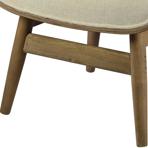 Mid-Century Modern Saddle Seat Ottoman-Kirkland's Home Best Sale