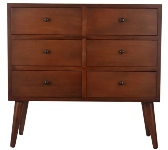 Mid-Century Six Drawer Accent Chest-Kirkland's Home Hot