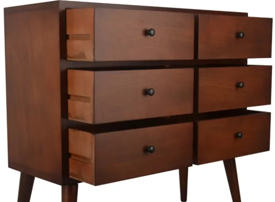 Mid-Century Six Drawer Accent Chest-Kirkland's Home Hot
