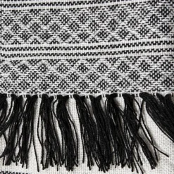 Midnight Crosshatch Stripes Outdoor Throw Blanket-Kirkland's Home Online