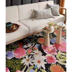 Midnight Garden Party Indoor/Outdoor Rug, 7X11-Kirkland's Home Sale