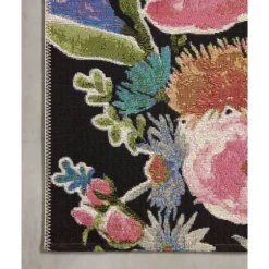 Midnight Garden Party Indoor/Outdoor Rug, 5X7-Kirkland's Home Outlet
