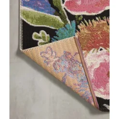 Midnight Garden Party Indoor/Outdoor Rug, 5X7-Kirkland's Home Outlet