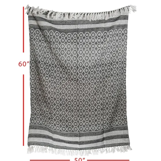 Midnight Honeycomb Outdoor Throw Blanket-Kirkland's Home Store