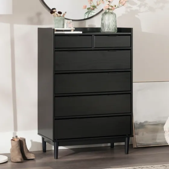 Midnight Solid Wood Pull Tab Dresser-Kirkland's Home Hot